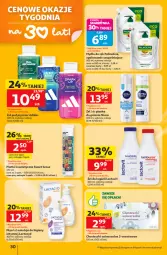 Gazetka promocyjna Auchan - Gazetka 30 Lat Hipermarket Auchan - Gazetka - ważna od 17.06 do 17.06.2026 - strona 30 - produkty: Emulsja, Palmolive, Lactacyd, Adidas, Lack, Chusteczki, Płatki kosmetyczne, Mydło, Nivea