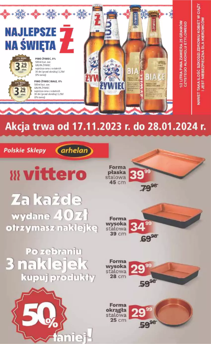 Gazetka promocyjna Arhelan - Gazetka - ważna 01.12 do 10.12.2023 - strona 19 - produkty: Piwo