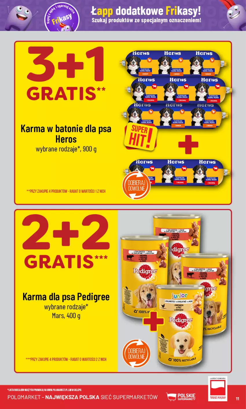 Gazetka promocyjna PoloMarket - Gazetka pomocyjna - ważna 11.09 do 17.09.2024 - strona 11 - produkty: Baton, Laur, Mars, Pedigree