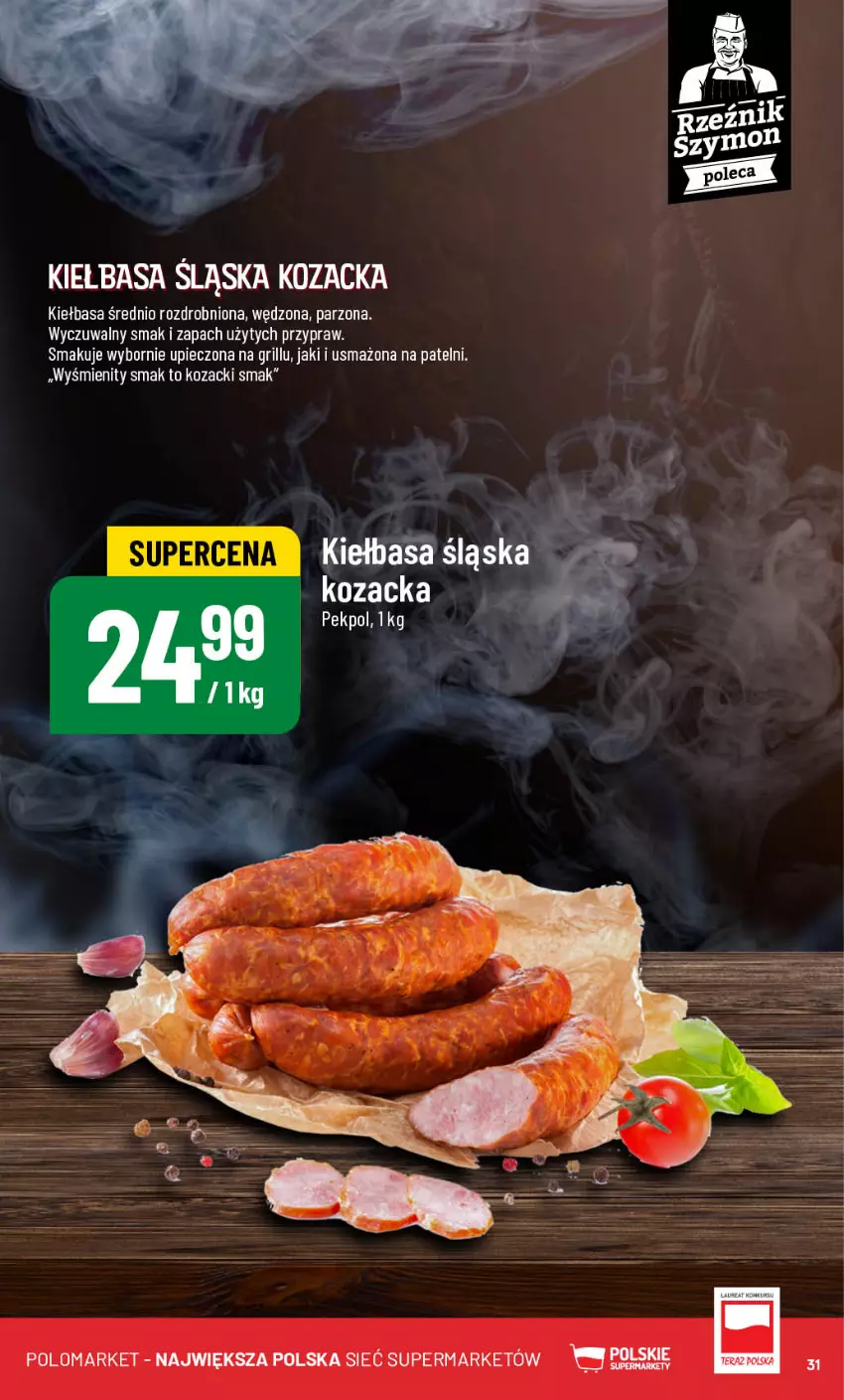 Gazetka promocyjna PoloMarket - Gazetka pomocyjna - ważna 11.09 do 17.09.2024 - strona 31 - produkty: Grill, Kiełbasa, Kiełbasa śląska, Piec