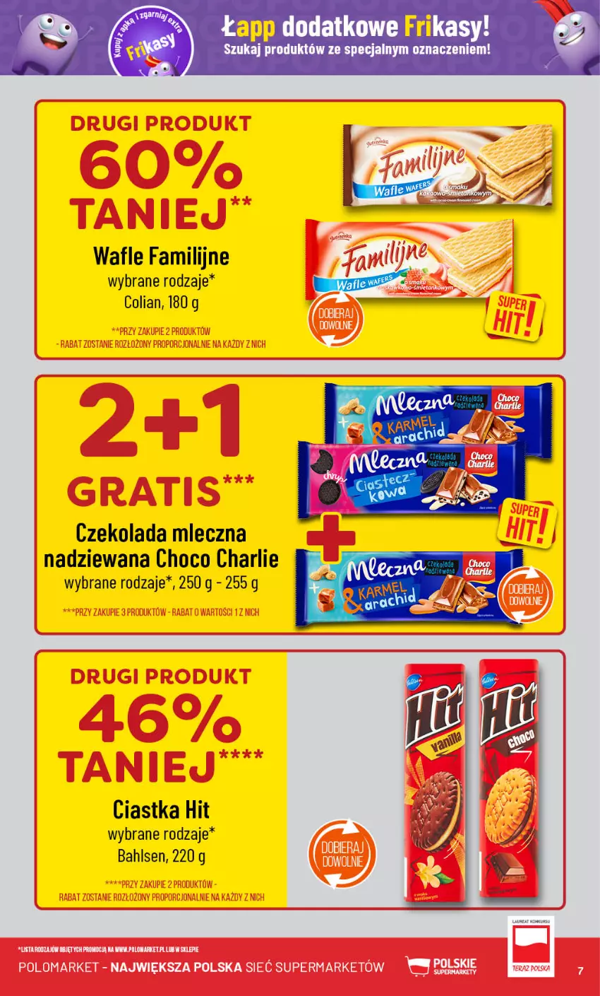 Gazetka promocyjna PoloMarket - Gazetka pomocyjna - ważna 11.09 do 17.09.2024 - strona 7 - produkty: Ciastka, Czekolada, Czekolada mleczna, Fa, Wafle