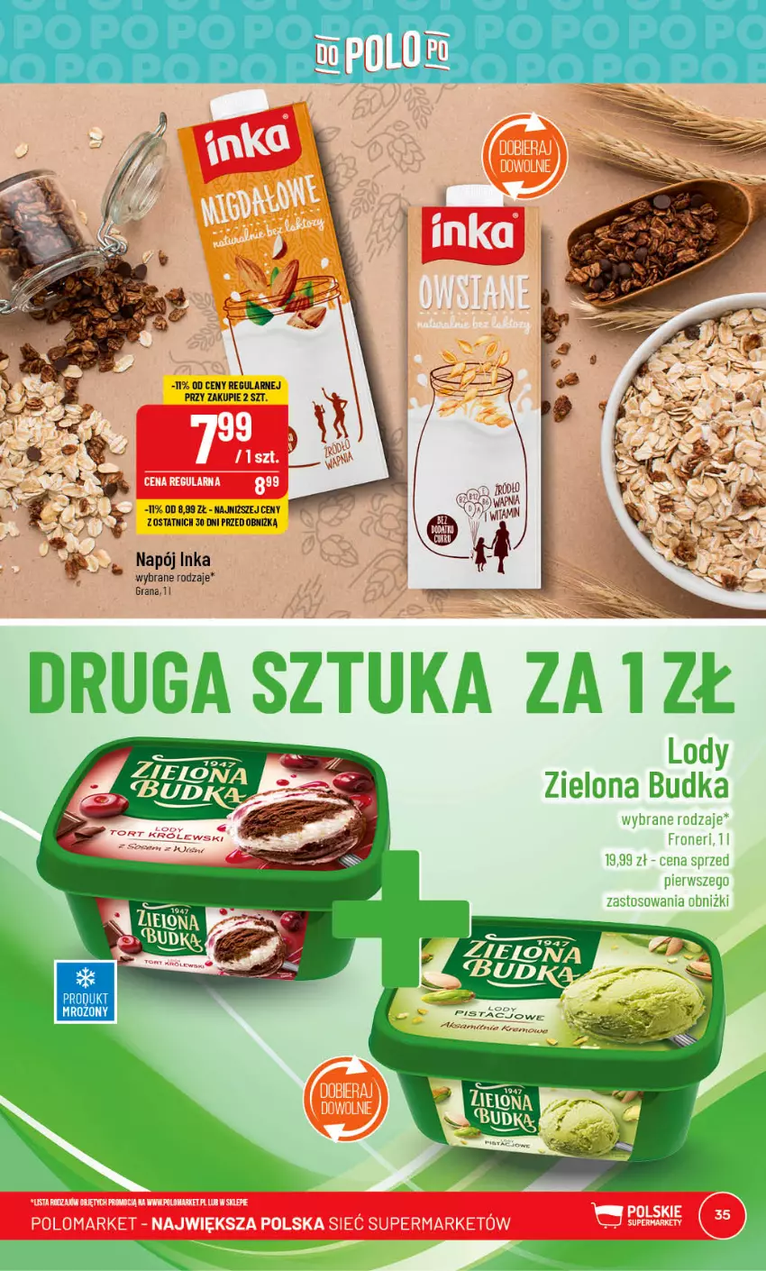 Gazetka promocyjna PoloMarket - Gazetka pomocyjna - ważna 19.07 do 25.07.2023 - strona 35 - produkty: Fa, Gra, Inka, Królewski, Napój