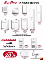 Gazetka promocyjna Bodzio - Gazetka - ważna od 30.06 do 30.06.2024 - strona 127 - produkty: Lustro LED, Sok, Słupek, Słupek wiszący, Szafka, Słupek wysoki, Syfon, Umywalka, Szafka umywalkowa, Drzwi, Lustro, Szafka z lustrem