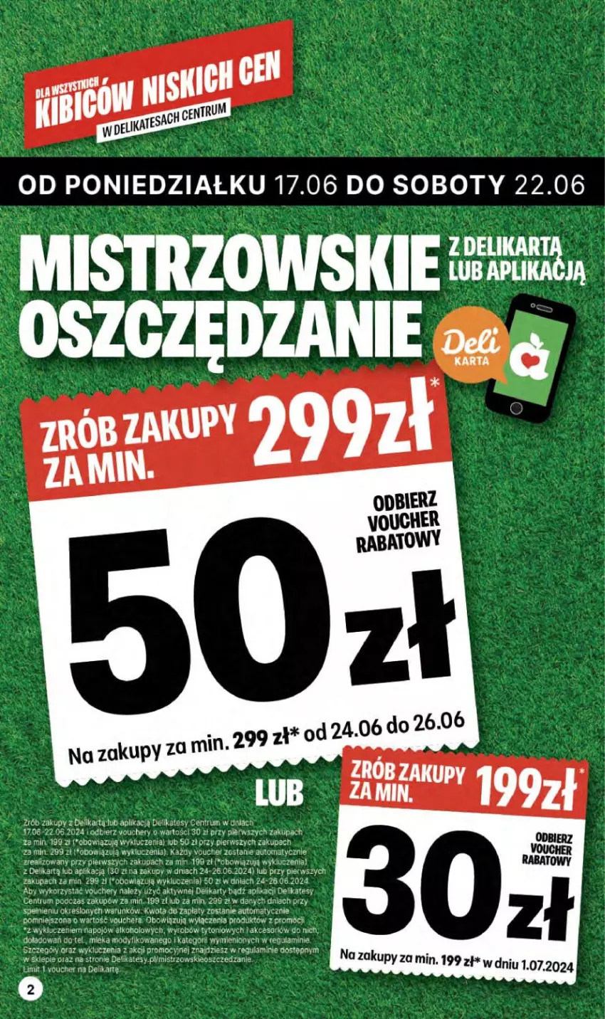 Gazetka promocyjna Delikatesy Centrum - NOWA GAZETKA Delikatesy Centrum od 20 czerwca! 20-26.06.2024 - ważna 20.06 do 26.06.2024 - strona 2 - produkty: Halo, Rum