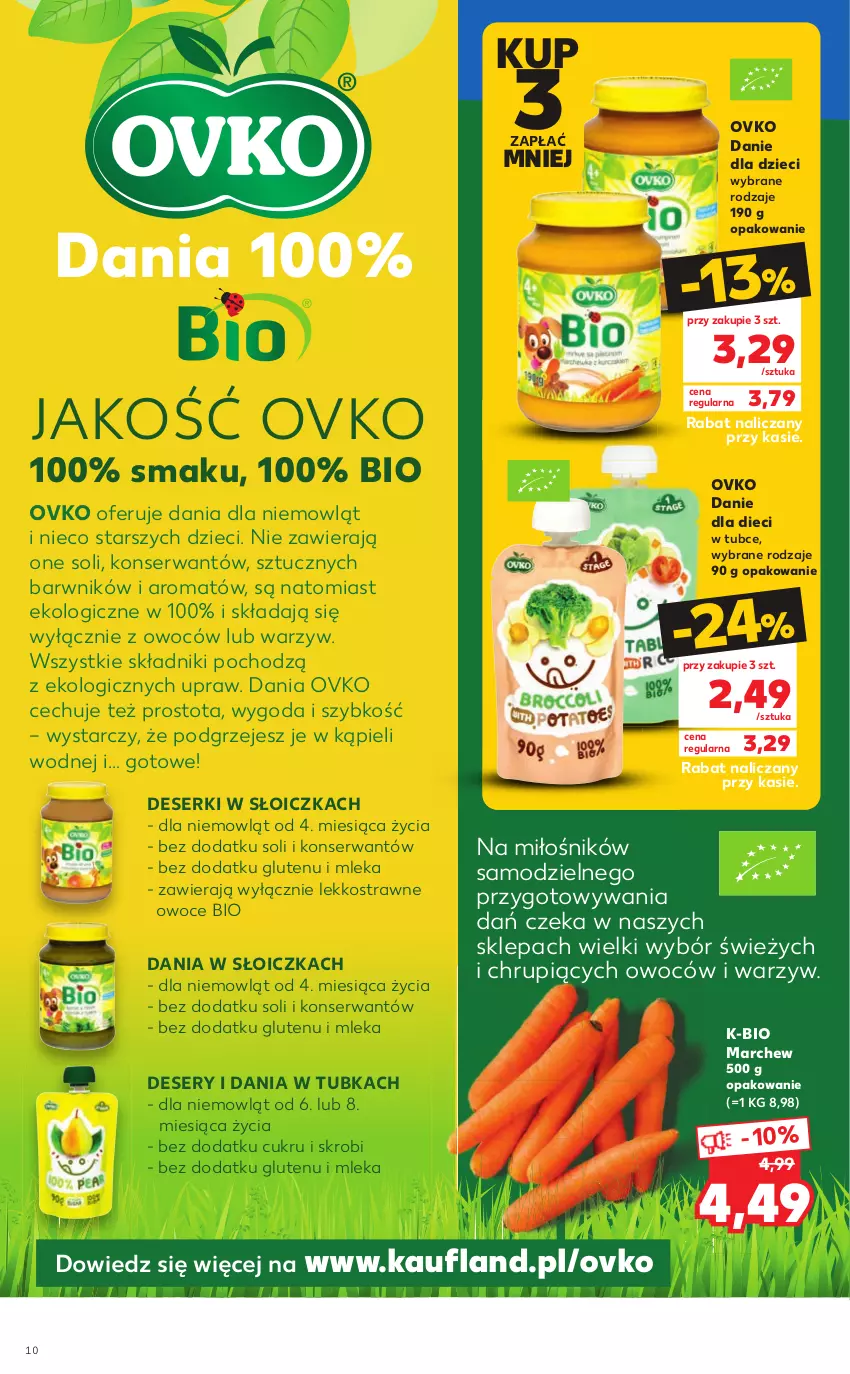 Gazetka promocyjna Kaufland - Oferta ważna  od  27.01.2022 do 09.02.2022 lub do wyczerpania zapasów - ważna 27.01 do 09.02.2022 - strona 10 - produkty: Danie dla dzieci, Deser, Dzieci, Owoce, Ser