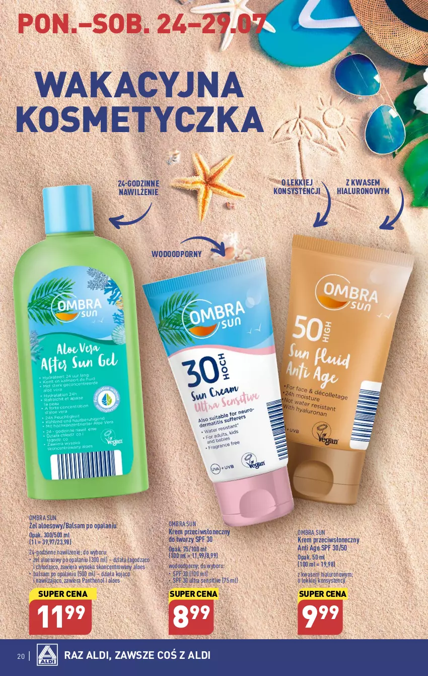 Gazetka promocyjna Aldi - Pełna oferta - ważna 24.07 do 29.07.2023 - strona 20 - produkty: Kosmetyczka, Por, Sok