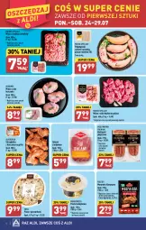 Gazetka promocyjna Aldi - Pełna oferta - Gazetka - ważna od 29.07 do 29.07.2023 - strona 6 - produkty: Piec, Kurczak, Por, Salami, Drobimex, Mięso z uda kurczaka, Mięsne specjały, Kiełbaski pieprzowe, Virtu, Pizza, Pieprz, Pieczarka, Skrzydełka z kurczaka, Kotlet, Mięso z indyka, Grill, Mięso