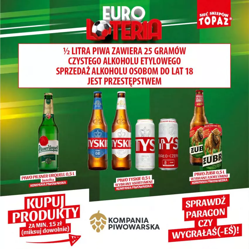 Gazetka promocyjna Topaz - Gazetka - ważna 14.06 do 07.07.2024 - strona 13 - produkty: Gra, Piwa, Piwo