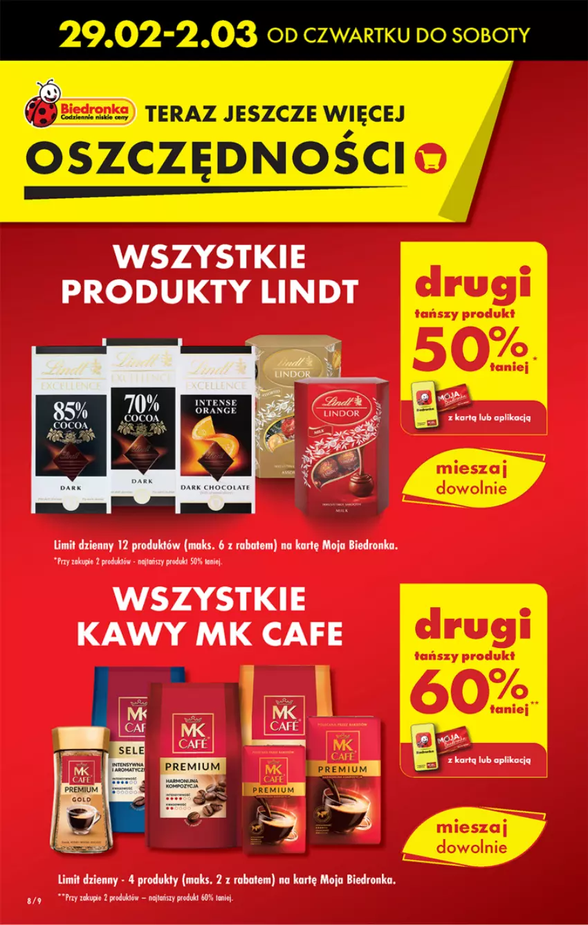 Gazetka promocyjna Biedronka - Od czwartku - ważna 29.02 do 06.03.2024 - strona 14 - produkty: Dron, Lindt, Tera