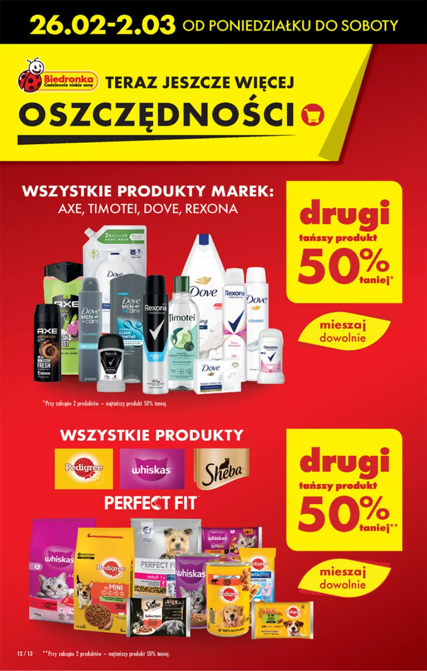 Gazetka promocyjna Biedronka - Od czwartku - ważna 29.02 do 06.03.2024 - strona 18 - produkty: Dove, Rexona, Tera