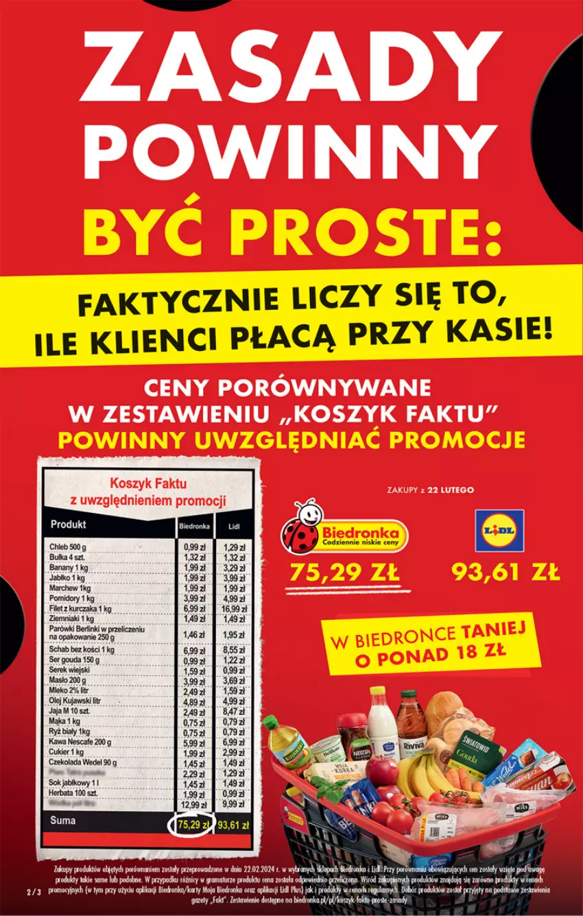 Gazetka promocyjna Biedronka - Od czwartku - ważna 29.02 do 06.03.2024 - strona 2 - produkty: Fa, Gin, Kosz, Por