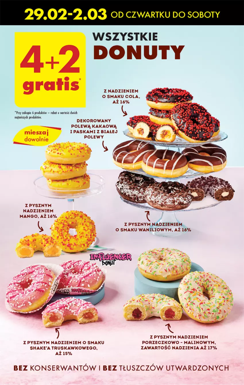 Gazetka promocyjna Biedronka - Od czwartku - ważna 29.02 do 06.03.2024 - strona 39 - produkty: Donut, Kakao, Nuty, Por, Ser