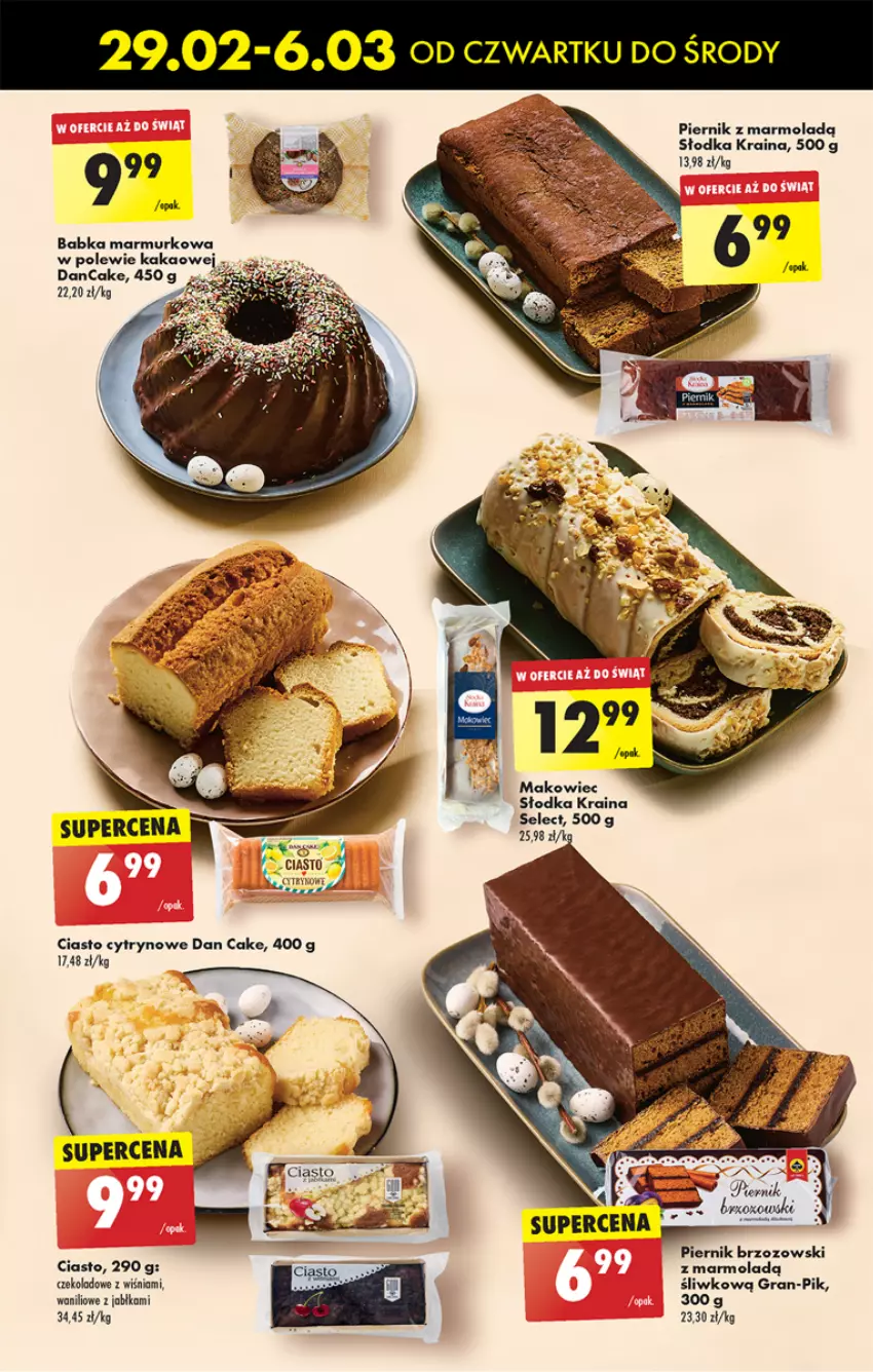 Gazetka promocyjna Biedronka - Od czwartku - ważna 29.02 do 06.03.2024 - strona 51 - produkty: Babka, Dan Cake, Gra, Jabłka, Kakao, Makowiec, Mola, Piernik