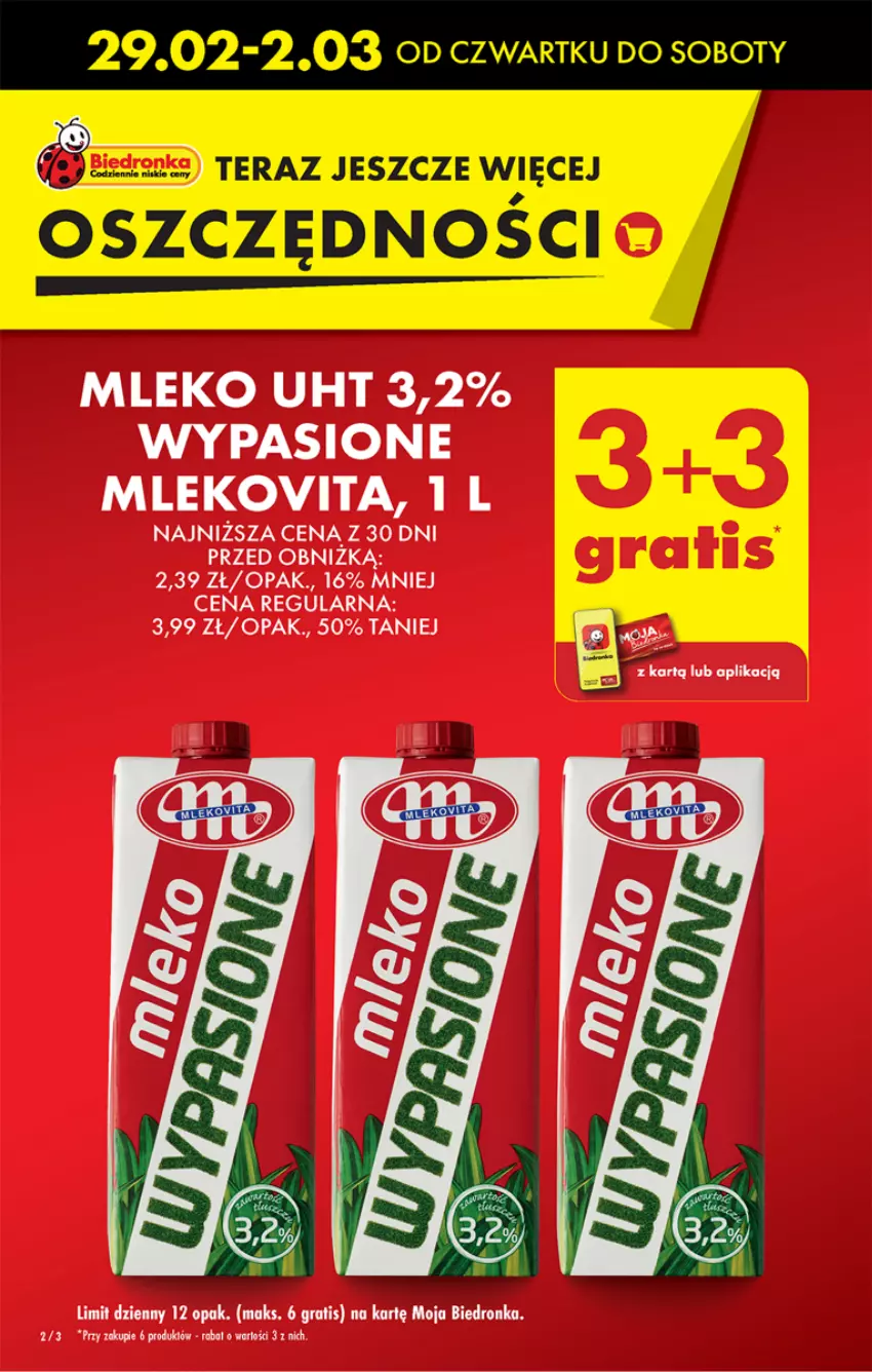 Gazetka promocyjna Biedronka - Od czwartku - ważna 29.02 do 06.03.2024 - strona 8 - produkty: Dron, Gra, Mleko, Mlekovita, Tera