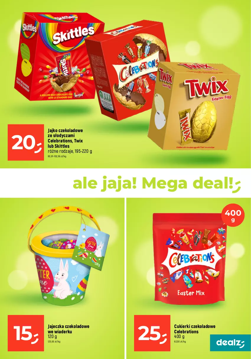 Gazetka promocyjna Dealz - MEGACEN dla domu! - ważna 07.03 do 31.03.2024 - strona 21 - produkty: Brie, Cukier, Cukierki, Cukierki czekoladowe, Jaja, Twix