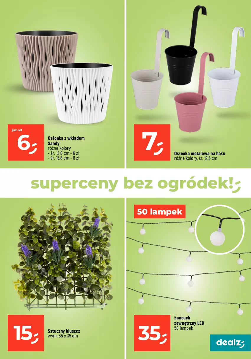 Gazetka promocyjna Dealz - MEGACEN dla domu! - ważna 07.03 do 31.03.2024 - strona 27 - produkty: Lampa, Ogród, Osłonka