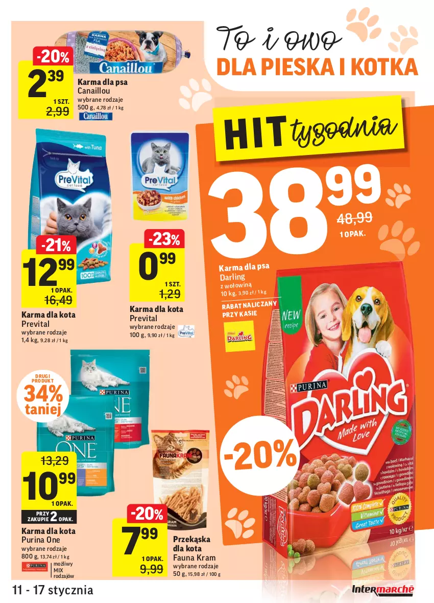 Gazetka promocyjna Intermarche - ważna 11.01 do 17.01.2022 - strona 33 - produkty: Canaillou, Fa, Pur, Purina