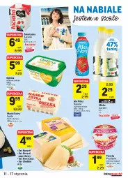 Gazetka promocyjna Intermarche - Gazetka - ważna od 17.01 do 17.01.2022 - strona 21 - produkty: Cheddar, Ser, Por, Danone, Twaróg, Szal, Havarti, Optima, Masło, Mleko