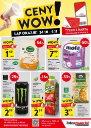 Gazetka promocyjna Intermarche - Gazetka Intermarche - Gazetka - ważna od 06.11 do 06.11.2024 - strona 2 - produkty: Sok, Ręcznik kuchenny, Chrupki, Sok jabłkowy, Ręcznik, Mąka, Mola, Przysnacki, Tymbark, Mąka pszenna, Napój