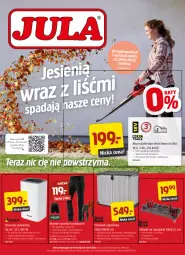 Gazetka promocyjna Jula - Gazetka - Gazetka - ważna od 14.09 do 14.09.2023 - strona 1 - produkty: Ser, Por, Telefon, Rura, Osuszacz powietrza, Pojemnik, Tera, Warka, Wkręt, Dmuchawa do liści, Haczyk, Spodnie, Drzwi, Akumulator, LG