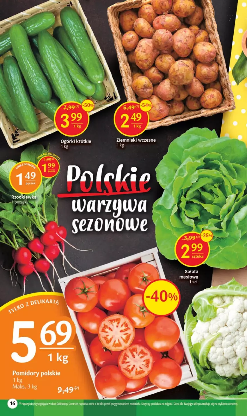 Gazetka promocyjna Delikatesy Centrum - Gazetka DC25 - ważna 29.06 do 05.07.2023 - strona 16 - produkty: Masło, Sałat, Sałata masłowa, Ziemniaki