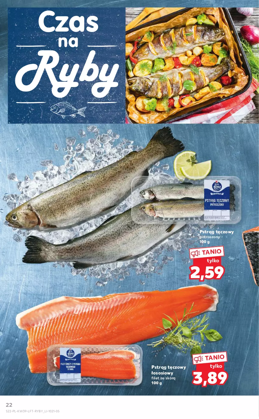 Gazetka promocyjna Kaufland - OFERTA TYGODNIA - ważna 30.09 do 06.10.2021 - strona 22 - produkty: Pstrąg, Pstrąg tęczowy, Sos