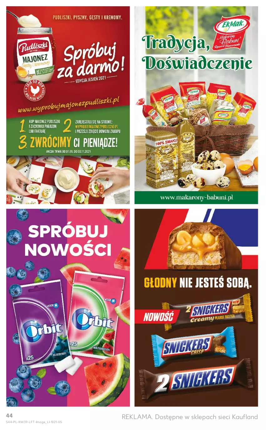 Gazetka promocyjna Kaufland - OFERTA TYGODNIA - ważna 30.09 do 06.10.2021 - strona 44