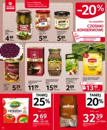 Gazetka promocyjna Selgros - Oferta spożywcza - Gazetka - ważna od 03.02 do 03.02.2021 - strona 14 - produkty: Kawa rozpuszczalna, Ser, Kawa ziarnista, Ogórki konserwowe, Frużelina, Kawa mielona, Kawa, Lipton, Bazyl, Lavazza, Flaki, Jacobs, Herbata, LG