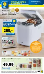 Gazetka promocyjna Lidl - GAZETKA - Gazetka - ważna od 14.10 do 14.10.2023 - strona 15 - produkty: Piec, Makaron, Automat do pieczenia chleba, Jogurt, Pojemnik, Dżem, Kubek, Chleb, Waga