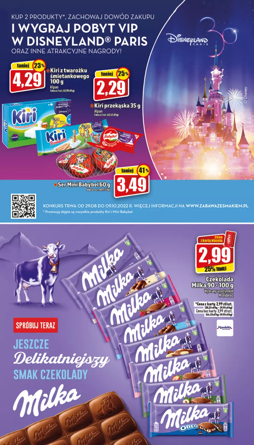 Gazetka promocyjna Topaz - Gazetka - ważna 29.09 do 05.10.2022 - strona 13 - produkty: Czekolada, Disney, Gra, Ser