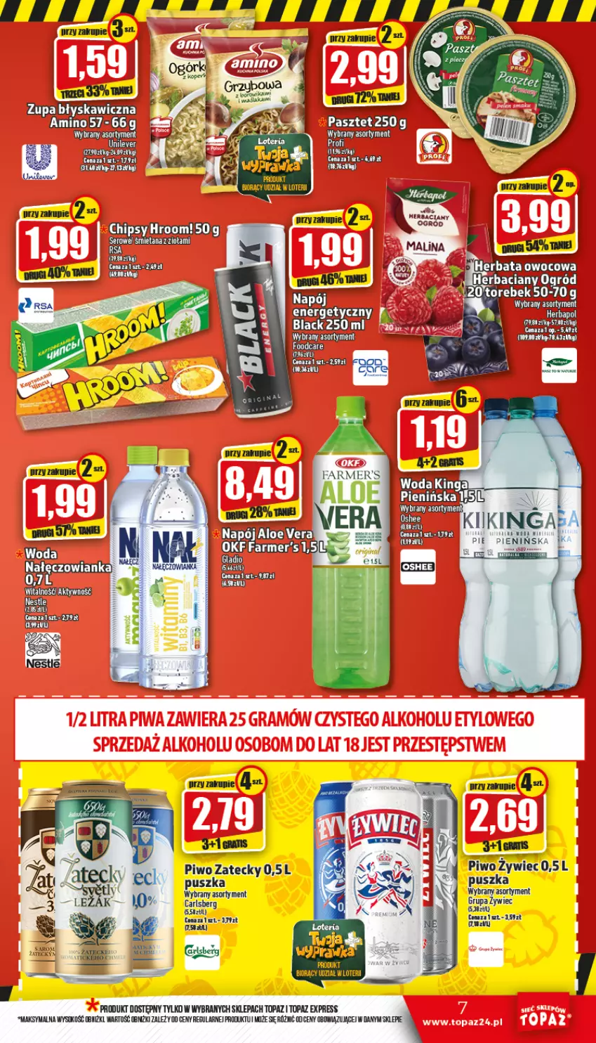 Gazetka promocyjna Topaz - Gazetka - ważna 29.09 do 05.10.2022 - strona 7 - produkty: Dell, Gra, Ogród, Piwo, Top