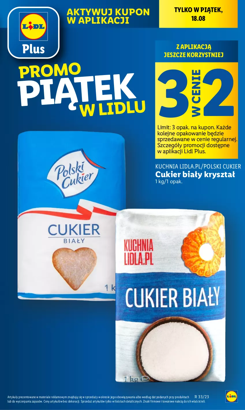 Gazetka promocyjna Lidl - GAZETKA - ważna 17.08 do 19.08.2023 - strona 15 - produkty: Cukier, Kuchnia, Olej