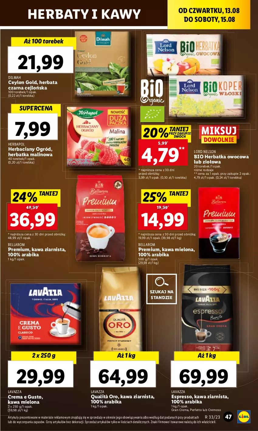 Gazetka promocyjna Lidl - GAZETKA - ważna 17.08 do 19.08.2023 - strona 53 - produkty: Kawa, Kawa mielona