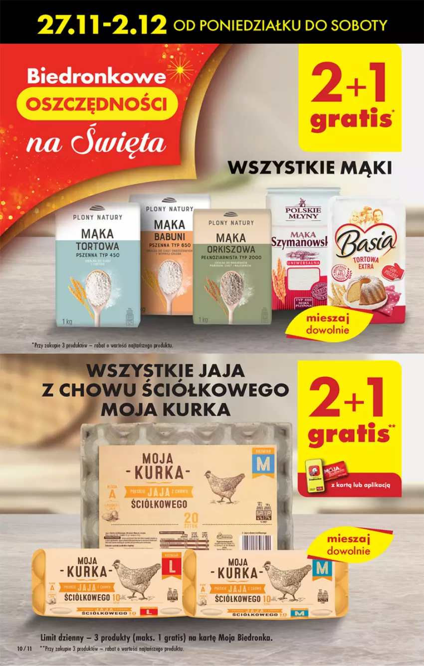 Gazetka promocyjna Biedronka - Od czwartku - ważna 30.11 do 06.12.2023 - strona 10 - produkty: Babuni, Jaja, Mąka