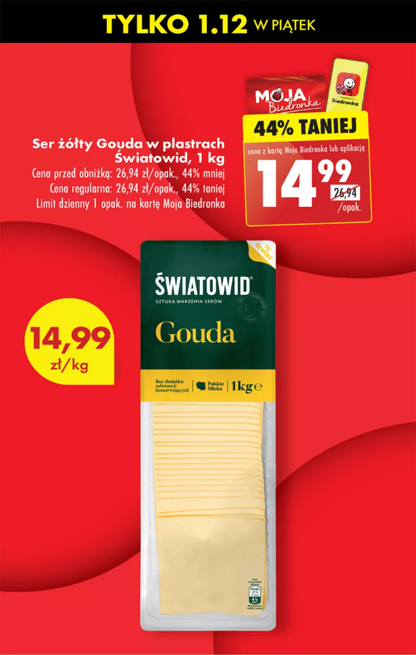 Gazetka promocyjna Biedronka - Od czwartku - ważna 30.11 do 06.12.2023 - strona 5 - produkty: Dron, Gouda, Ser