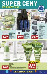 Gazetka promocyjna Aldi - Pełny katalog - Gazetka - ważna od 11.02 do 11.02.2023 - strona 27 - produkty: Noż, Nożyczki, Zioła w doniczce, Młynek, Kosz, Pojemnik, Torba