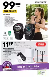 Gazetka promocyjna Biedronka - Okazje tygodnia - Gazetka - ważna od 11.05 do 11.05.2022 - strona 32 - produkty: Por, Przewód, Warka, Smartwatch, Sport, Krokomierz, Hobby, Akumulator, Fa