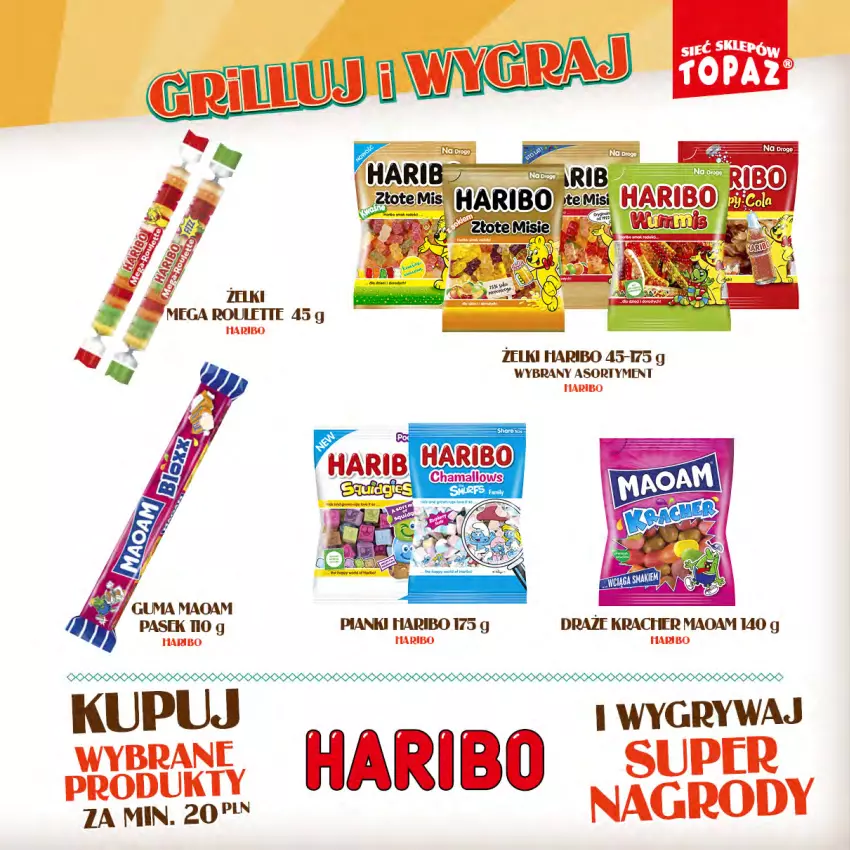 Gazetka promocyjna Topaz - Gazetka - ważna 15.04 do 09.06.2024 - strona 39 - produkty: Gry, Haribo