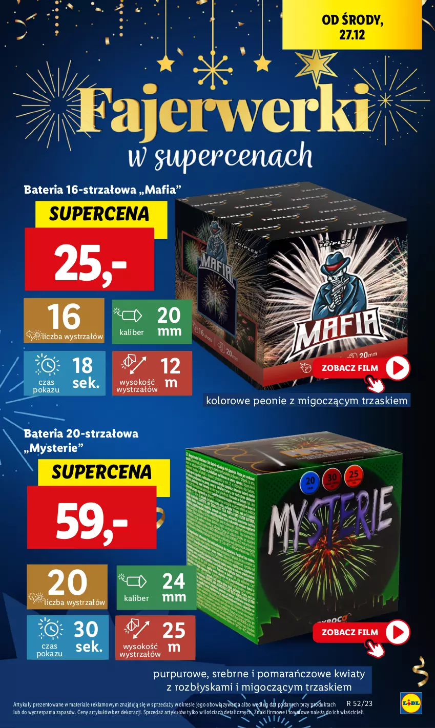 Gazetka promocyjna Lidl - GAZETKA - ważna 27.12 do 30.12.2023 - strona 69 - produkty: Bateria, Mafia, Pur, Sok, Strzałów