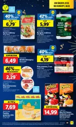 Gazetka promocyjna Lidl - GAZETKA - Gazetka - ważna od 30.12 do 30.12.2023 - strona 39 - produkty: Makaron, Cheetos, Ser, Hamburger, Tortilla, Burger, Olej, Gyros, Roślinny burger