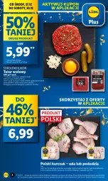 Gazetka promocyjna Lidl - GAZETKA - Gazetka - ważna od 30.12 do 30.12.2023 - strona 4 - produkty: Kurczak, Sok, Gra, Sokołów, Tatar wołowy, Olej