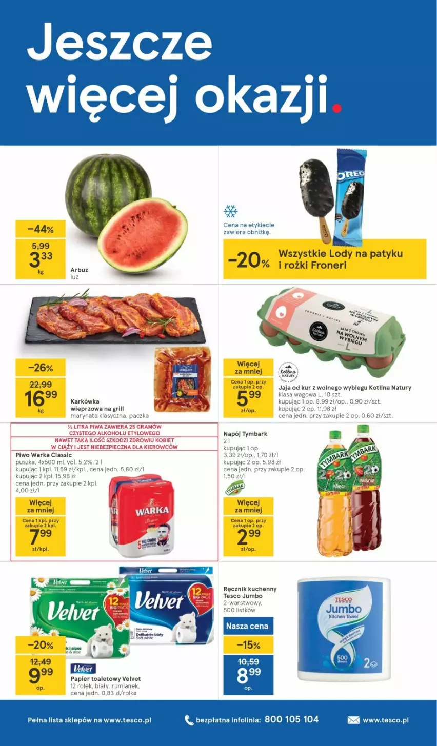 Gazetka promocyjna Tesco - Tesco gazetka - przyszły tydzień - ważna 27.05 do 01.06.2021 - strona 20 - produkty: Gra, Kotlin, Napój, Pajac, Piec, Piwa, Ręcznik, Ręcznik kuchenny, Tymbark