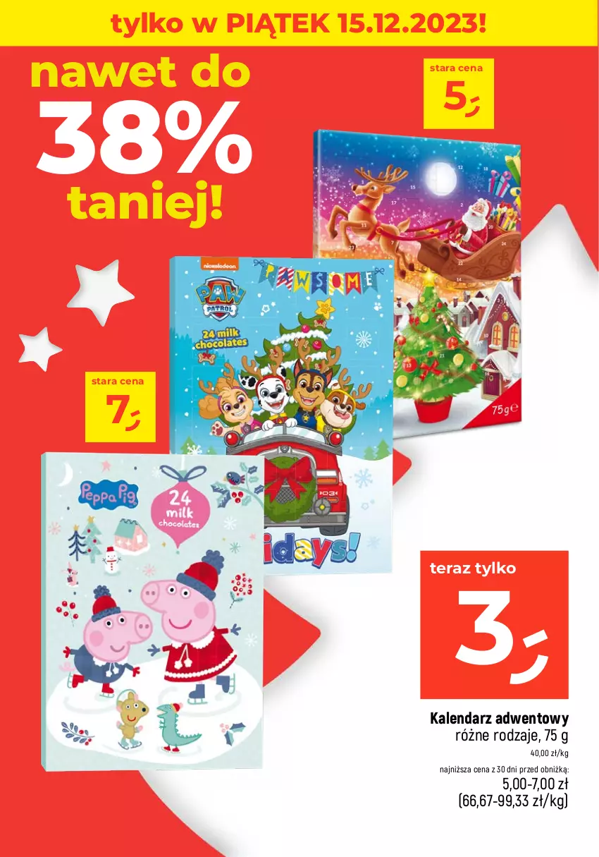 Gazetka promocyjna Dealz - NAJTAŃSZE ŚWIĘTA! - ważna 14.12 do 17.12.2023 - strona 3 - produkty: Choinka, Gra, Inka, Kalendarz, Kalendarz adwentowy, Tera