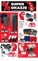 Gazetka promocyjna Kaufland - OFERTA TYGODNIA - Gazetka - ważna od 21.09 do 21.09.2022 - strona 44 - produkty: Puma, Top, Ser, Kapcie, Buty, Karp, T-shirt, Pierre Cardin, Spodnie, Nike, Bokserki