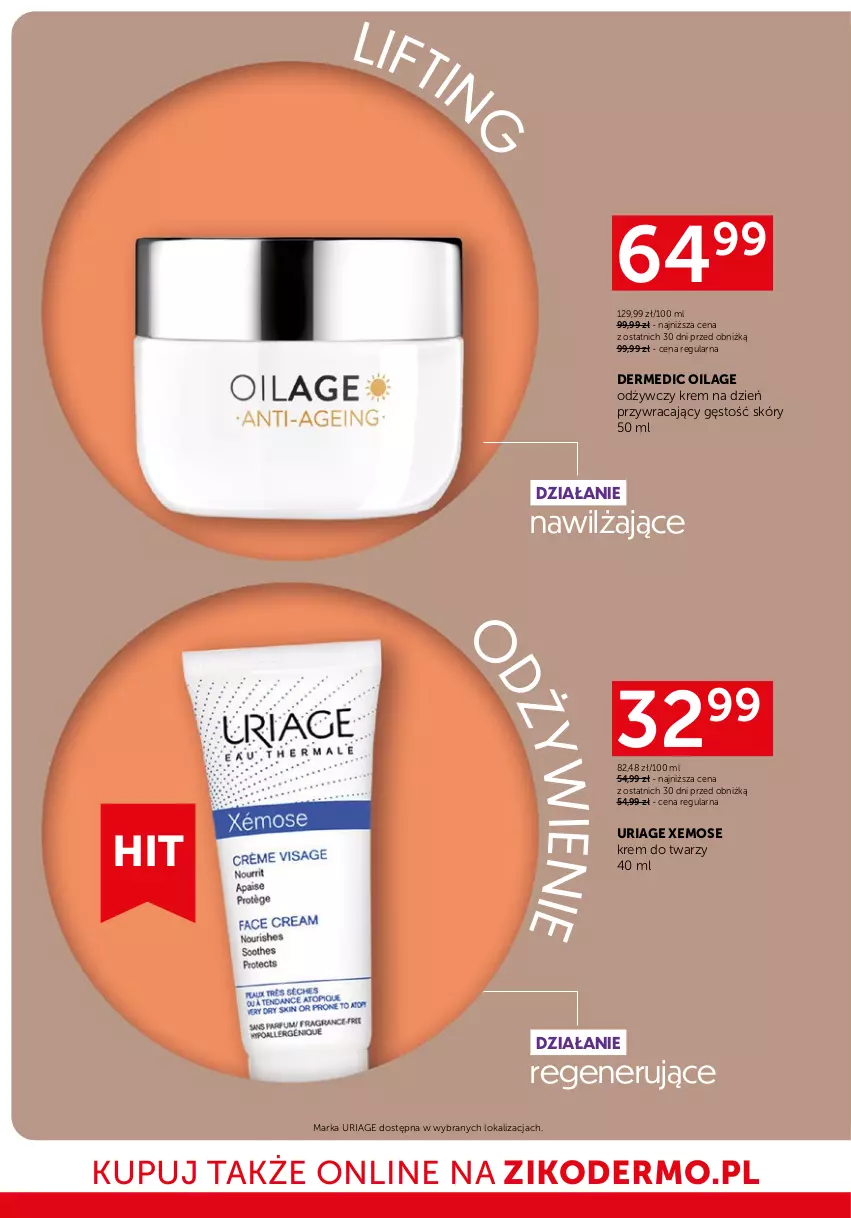 Gazetka promocyjna Ziko - Gazetka Ziko Dermo - ważna 26.11 do 10.12.2025 - strona 18 - produkty: Dermedic, Krem do twarzy, Krem na dzień