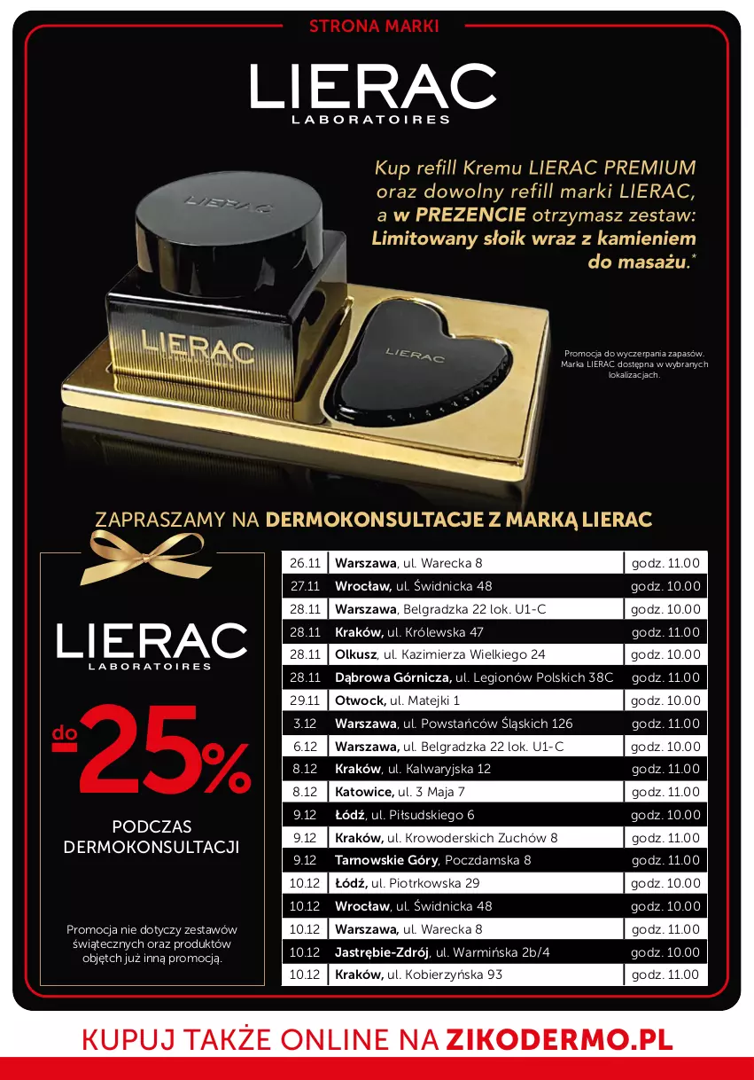 Gazetka promocyjna Ziko - Gazetka Ziko Dermo - ważna 26.11 do 10.12.2025 - strona 6 - produkty: Gra, LG, Lierac