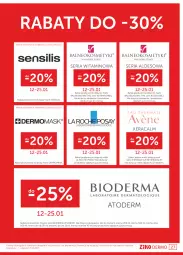 Gazetka promocyjna Ziko - Gazetka Ziko Dermo - Gazetka - ważna od 25.01 do 25.01.2023 - strona 27 - produkty: Ser, Bioderma, La Roche-Posay, XeraCalm, Atoderm, Avène