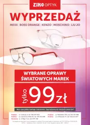 Gazetka promocyjna Ziko - Gazetka Ziko Dermo - Gazetka - ważna od 25.01 do 25.01.2023 - strona 28 - produkty: Gra, O nas, Mexx, Moschino, Kenzo