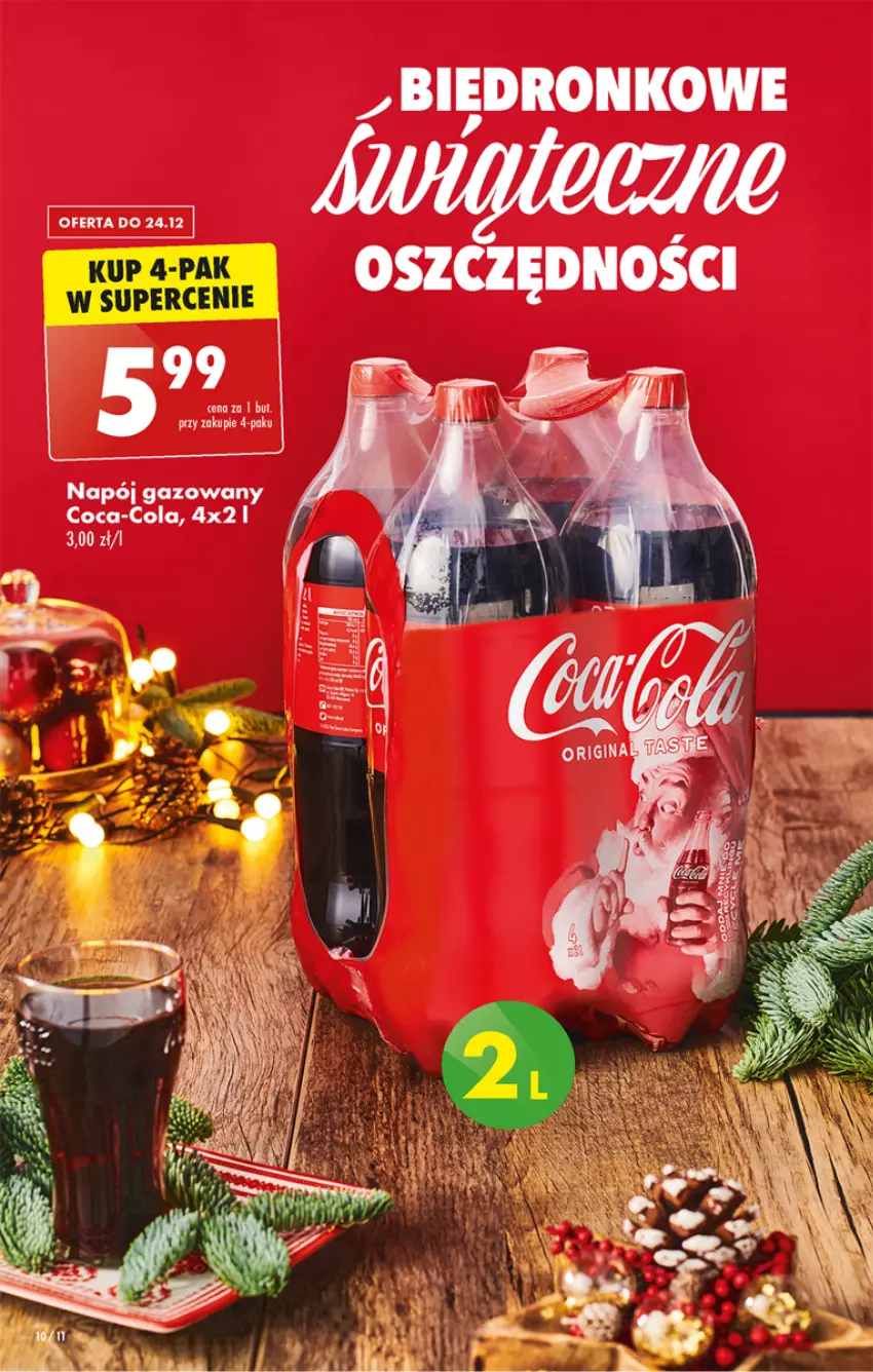 Gazetka promocyjna Biedronka - Gazetka - Biedronka.pl - ważna 22.12 do 28.12.2022 - strona 10 - produkty: Coca-Cola, Dron, Gin, LG, Napój, Napój gazowany