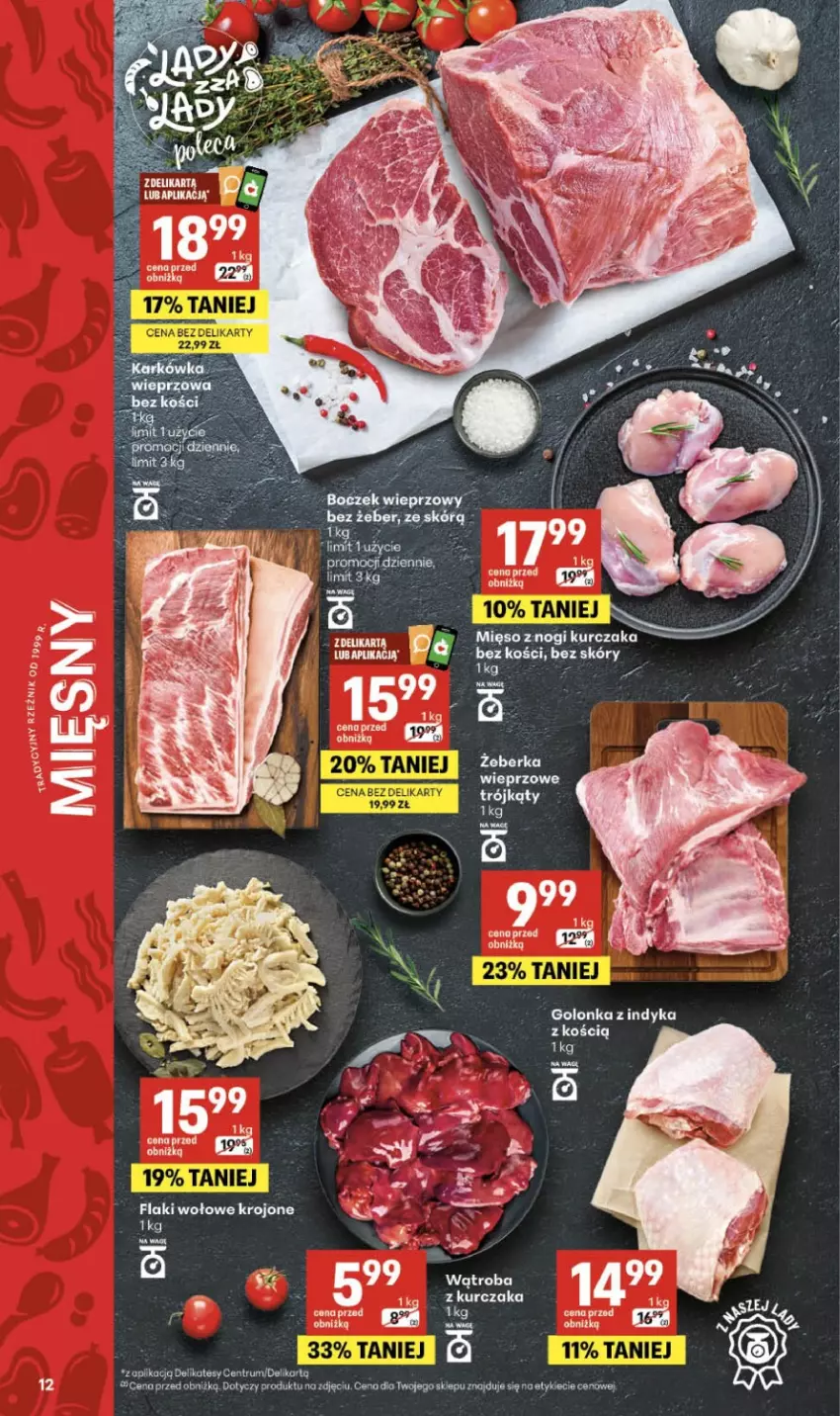 Gazetka promocyjna Delikatesy Centrum - Franczyza DC39 Czwartek - ważna 24.09 do 30.09.2026 - strona 12 - produkty: Flaki, Flaki wołowe, Kurczak, Rum
